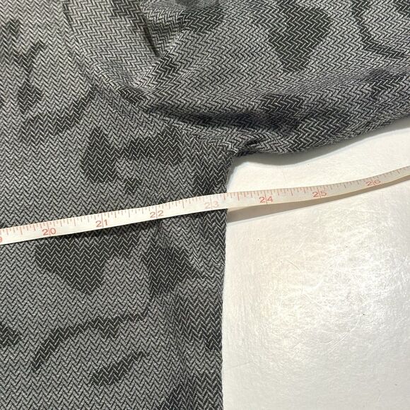 Allen Edmonds Shirt Mens Size XL Button Up Long Sleeve Grey Camouflage Print - Picture 3 of 8